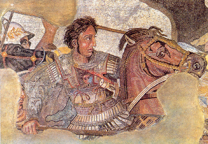 Schlacht bei Issus, Mosaik mit Alexander dem Großen (c) Ruthven